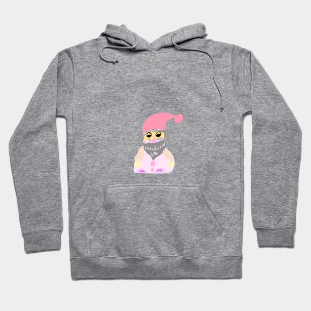 Pink Santa clauz gnome Christmas Hoodie by Artistic_st